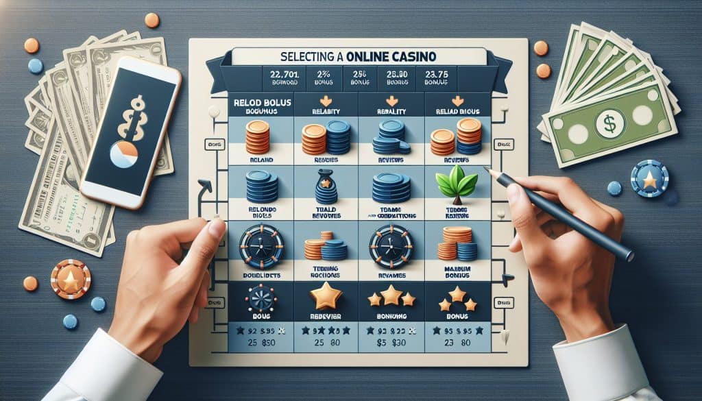 Kako odabrati online casino koji nudi najbolje reload bonuse?