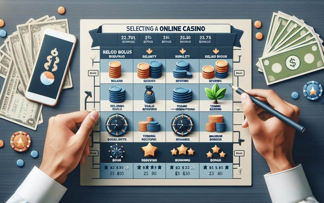 Kako odabrati online casino koji nudi najbolje reload bonuse?