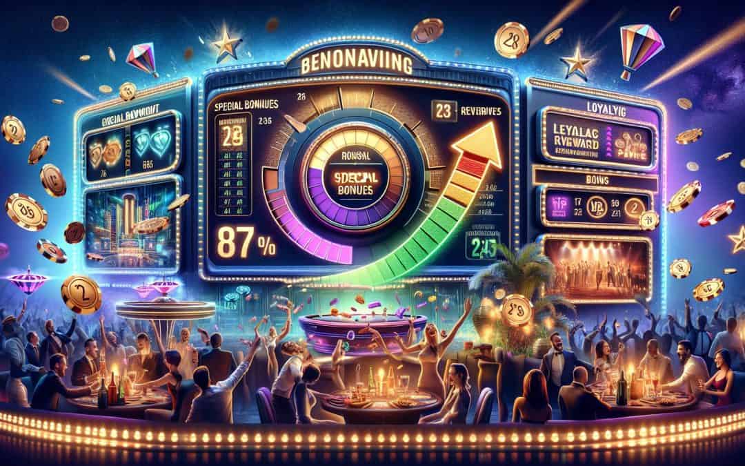 Bonusi koji se dijele na temelju tvog ukupnog vremena provedenog u casinu